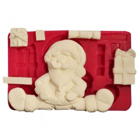 Силиконов калъп "Дядо Коледа с подаръци"